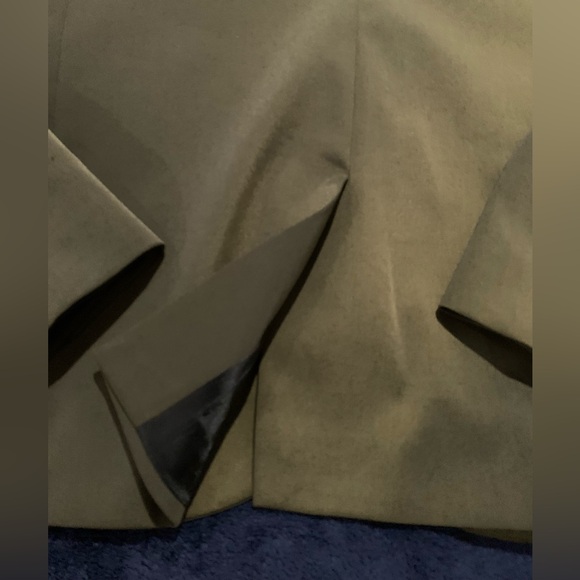 River Island One Button Mens Blazer Olive Green size 36R - Picture 3 of 6